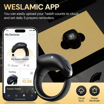 Smart Tasbih Zikr Ring, i Tasbih Salam