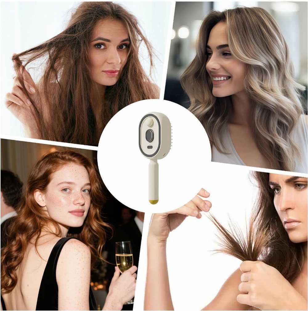 Steam Brush | Rechargeable Detangling Tool