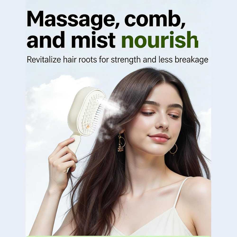 Steam Brush | Rechargeable Detangling Tool